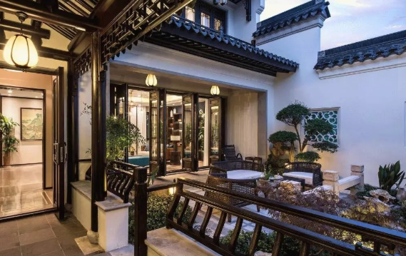 韶关中式古典小别墅装修设计的四点建议